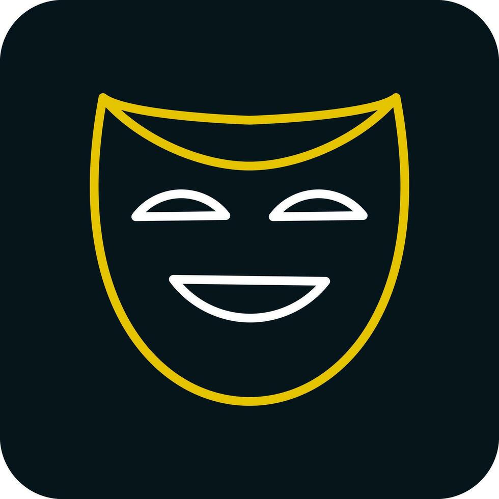 Theater masks Vector Icon Design