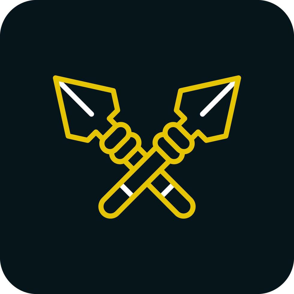 Spear Vector Icon Design
