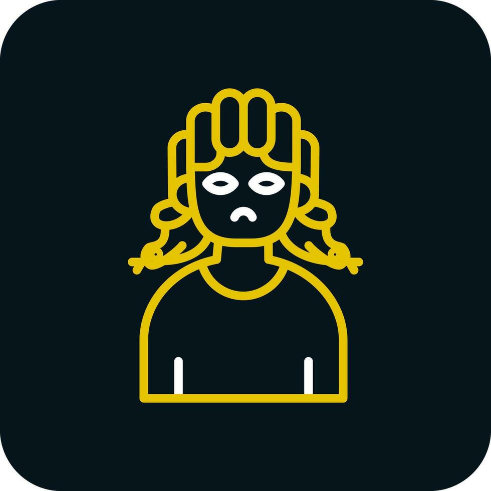 Medusa Vector Icon Design