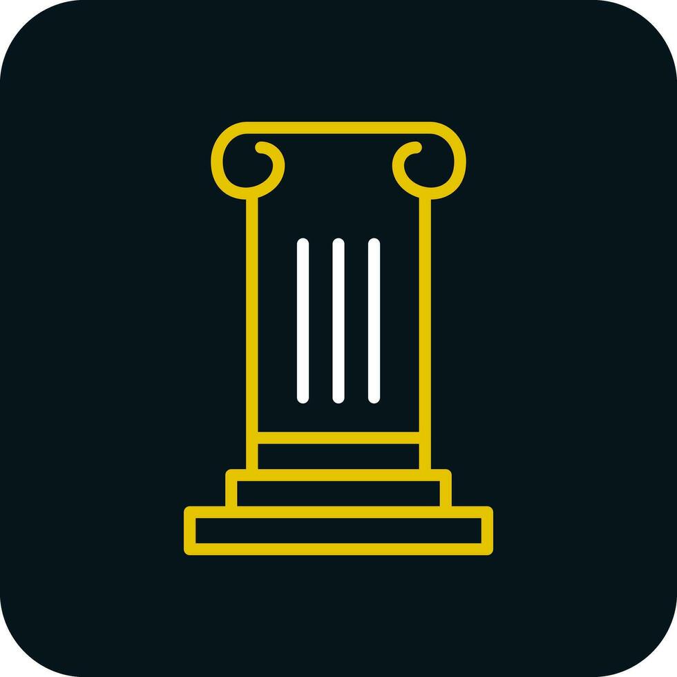 Column Vector Icon Design