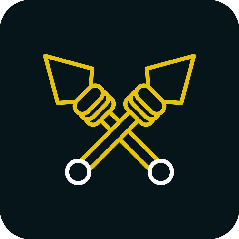 Spear Vector Icon Design