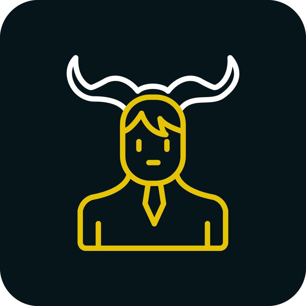 Satyr Vector Icon Design