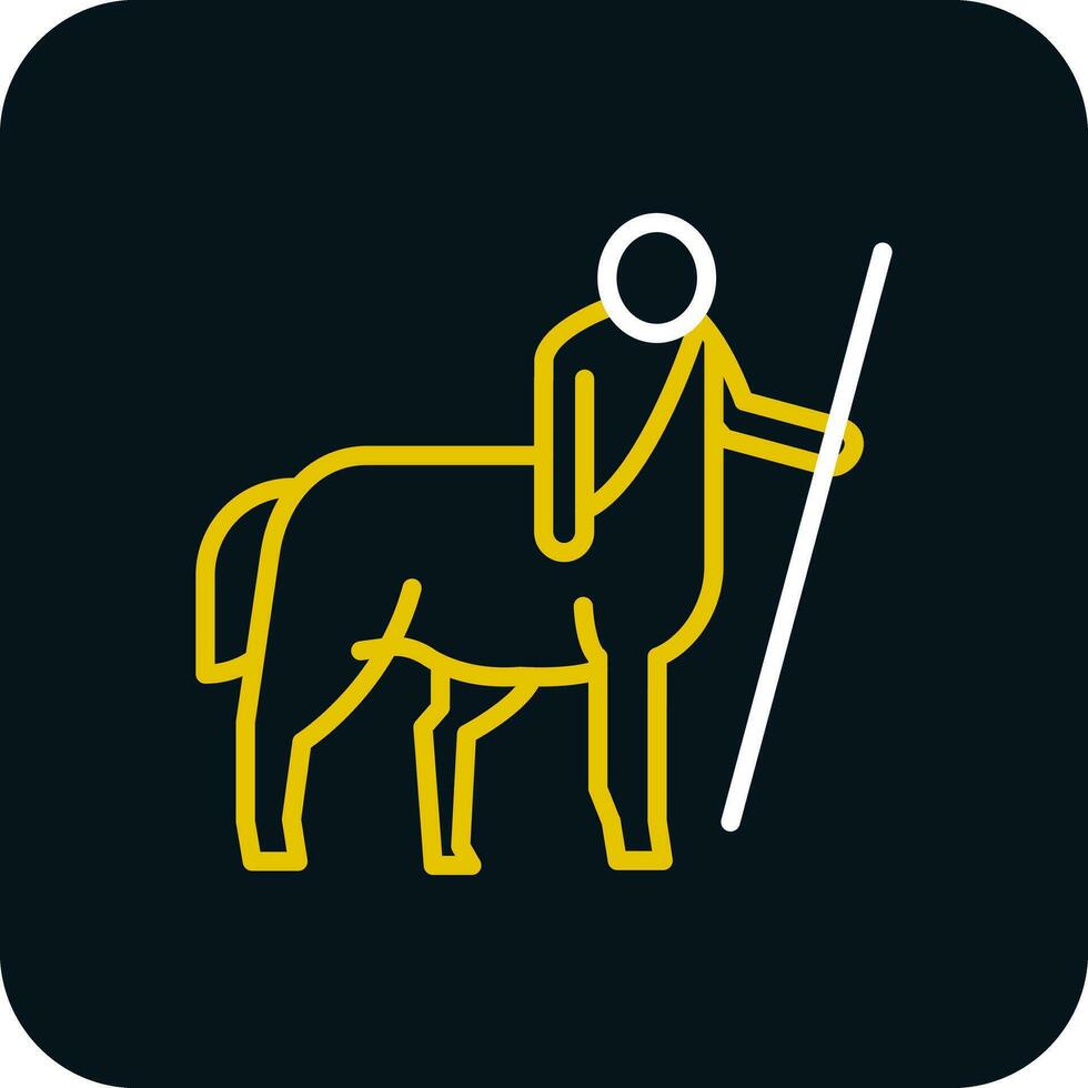 Centaur Vector Icon Design