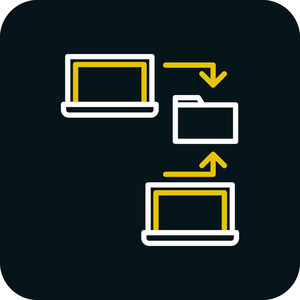 diseño de icono de vector de intercambio de datos