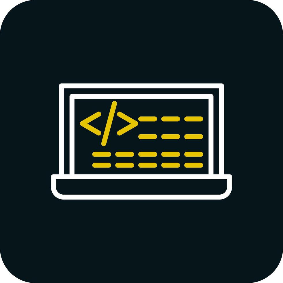 Coding Vector Icon Design