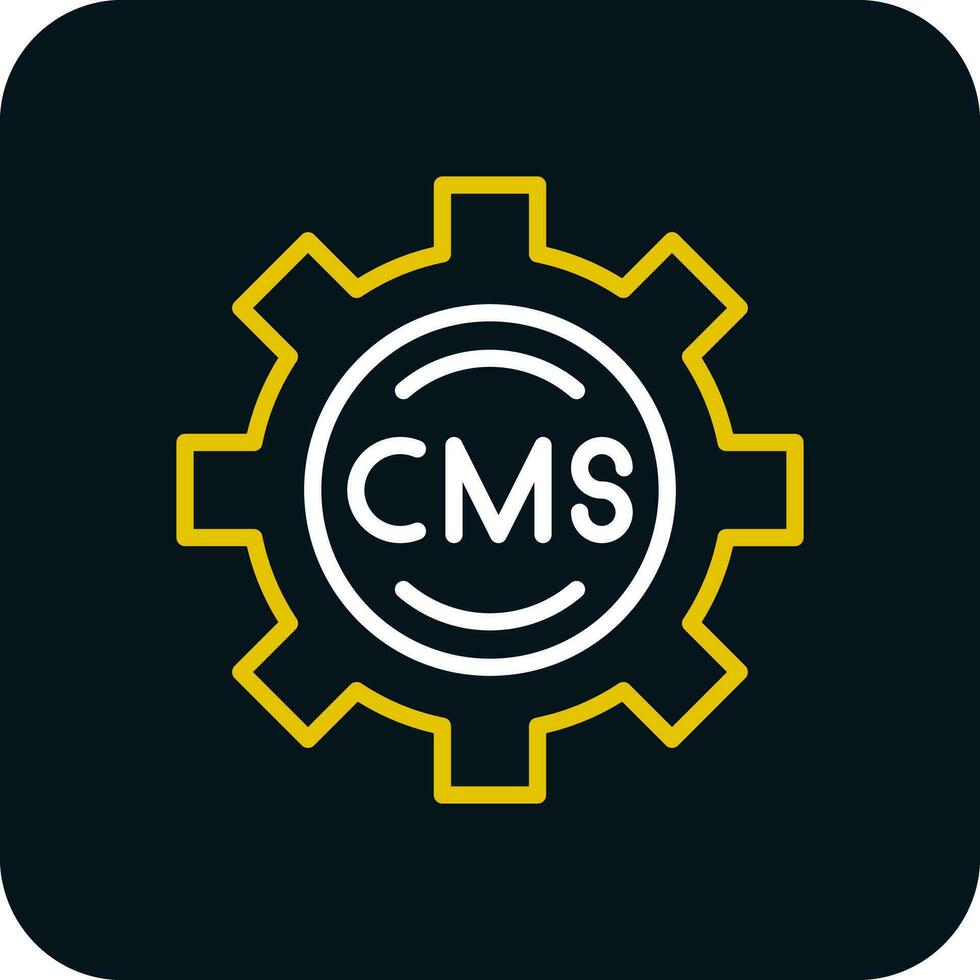 CMS Vector Icon Design