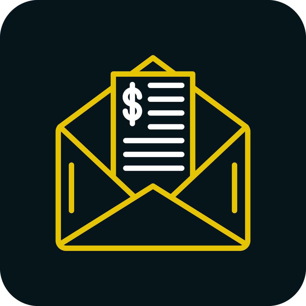Paycheck Vector Icon Design