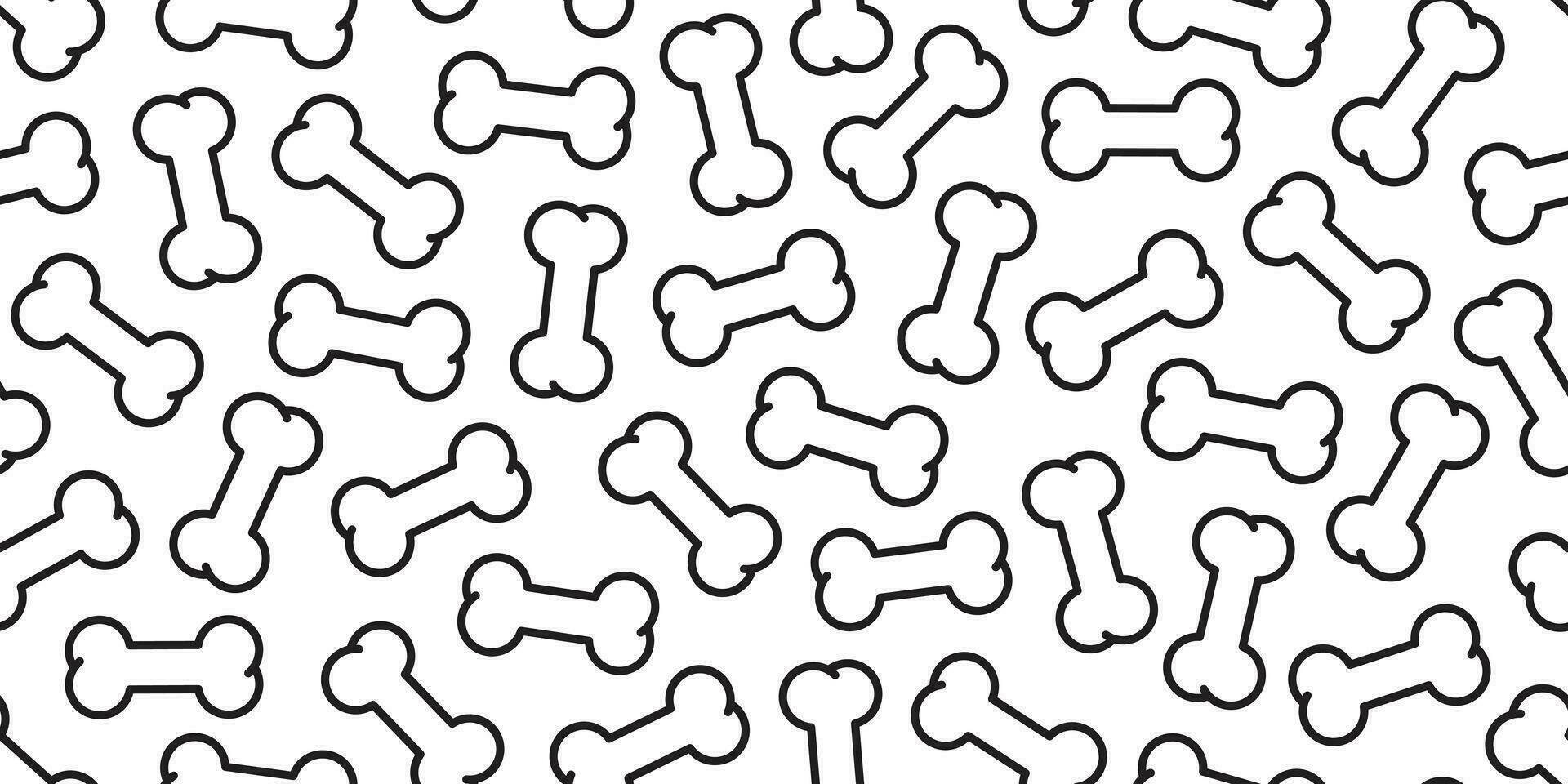 Dog bone seamless pattern vector Halloween paw footprint french bulldog scarf isolated tile background repeat wallpaper cartoon illustration gift wrap