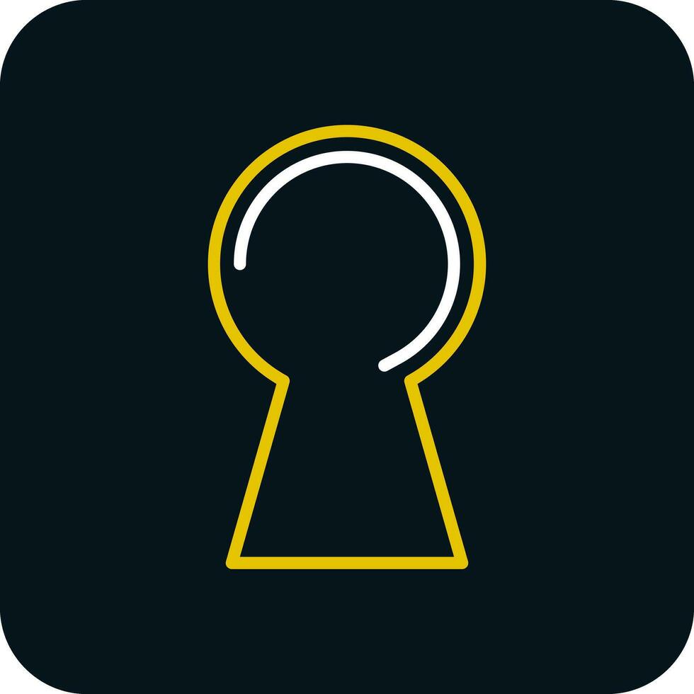 Keyhole Vector Icon Design