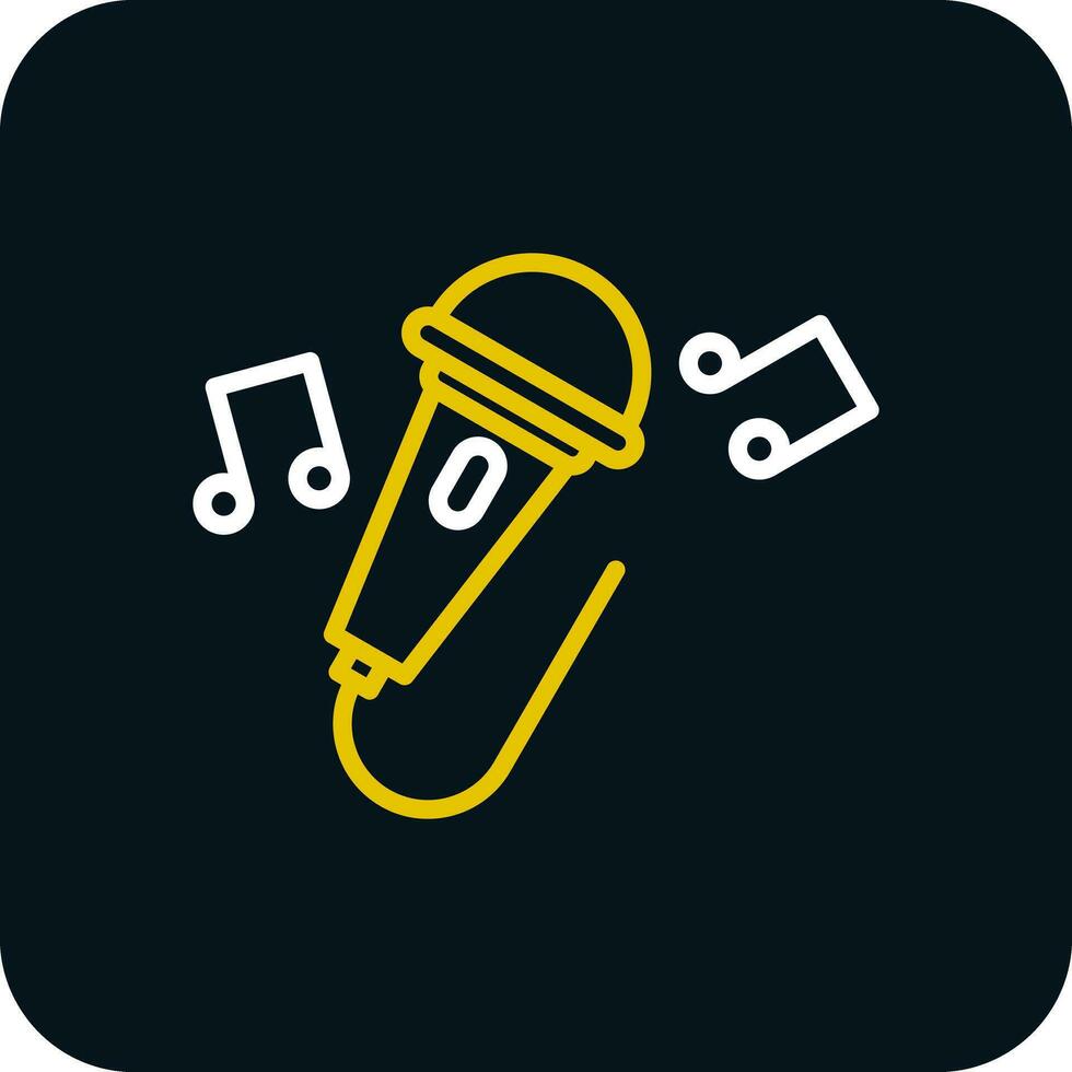 Singing Vector Icon Design