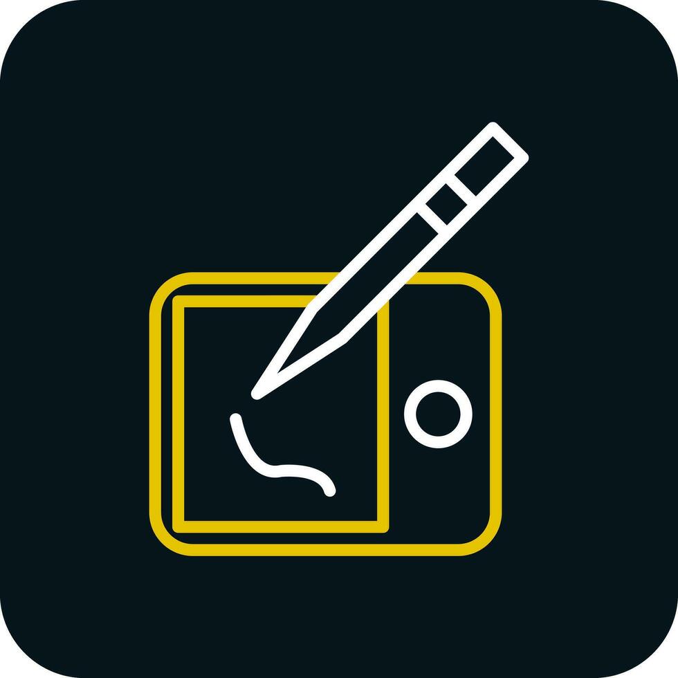 Drawing tablet Vector Icon Design