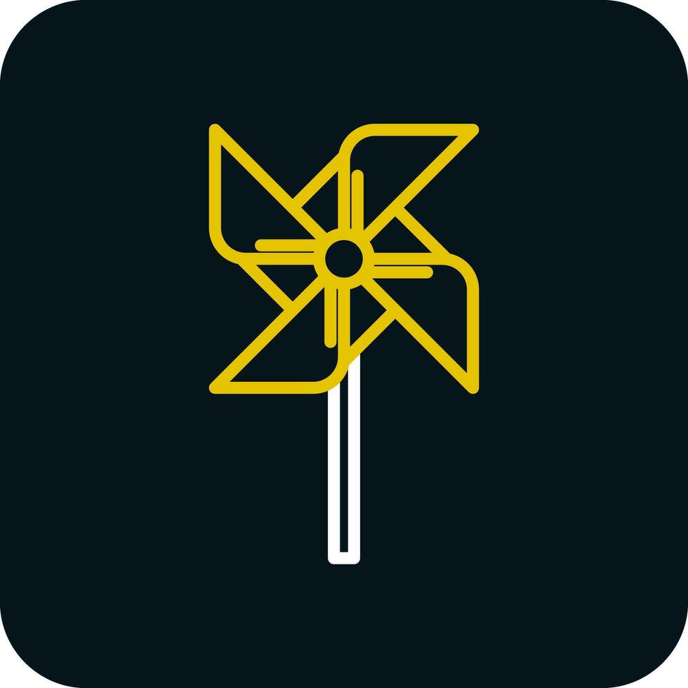 Pinwheel Vector Icon Design