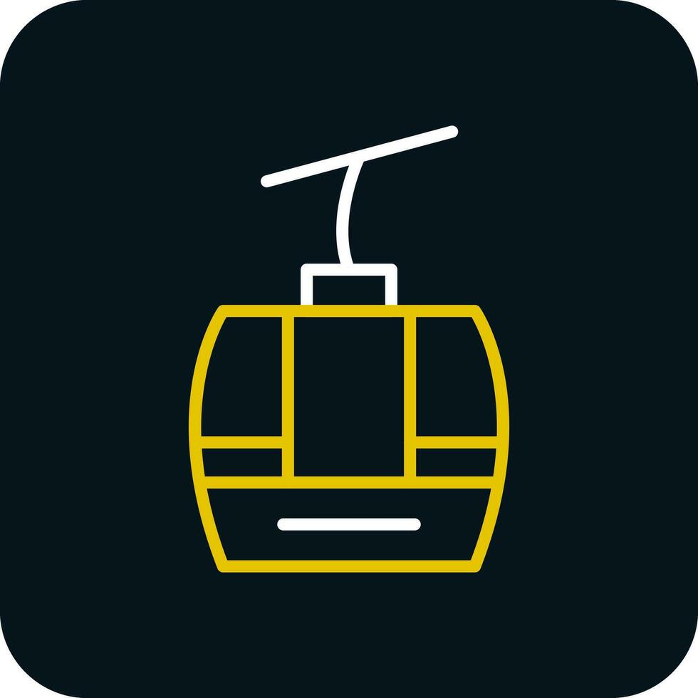 Gondola Vector Icon Design