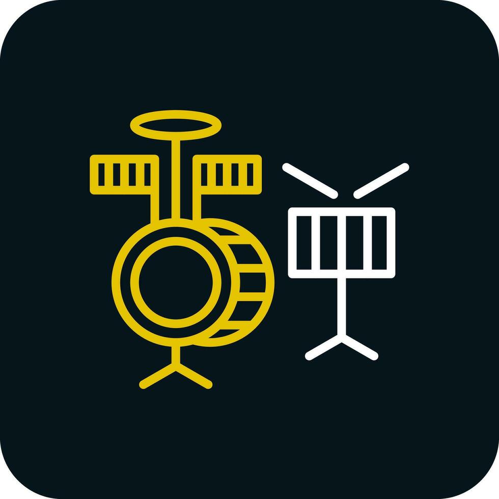 Drums Vector Icon Design