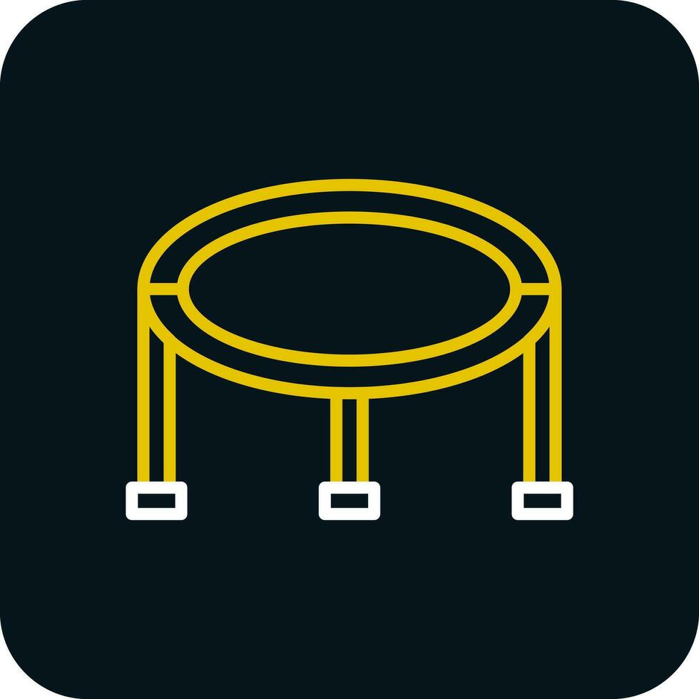 Trampoline Vector Icon Design