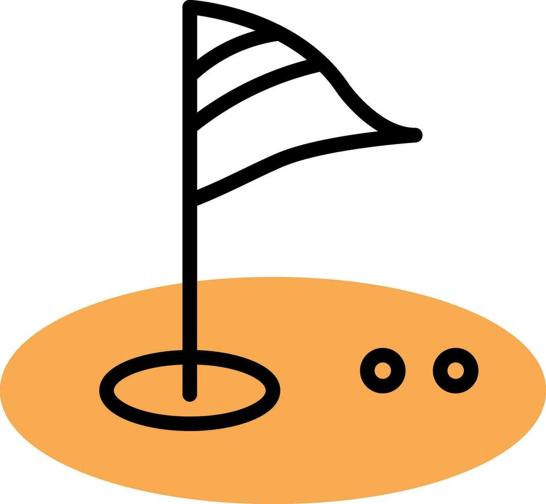 diseño de icono de vector de golf