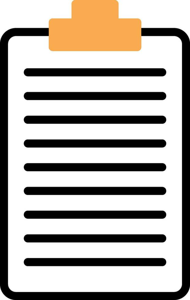 Clipboard Vector Icon Design