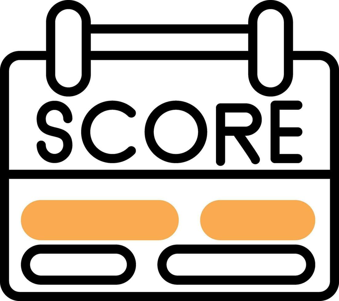 Scoring Vector Icon Design