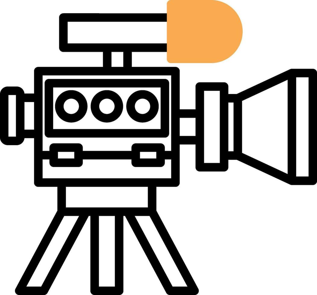 Video camera Vector Icon Design