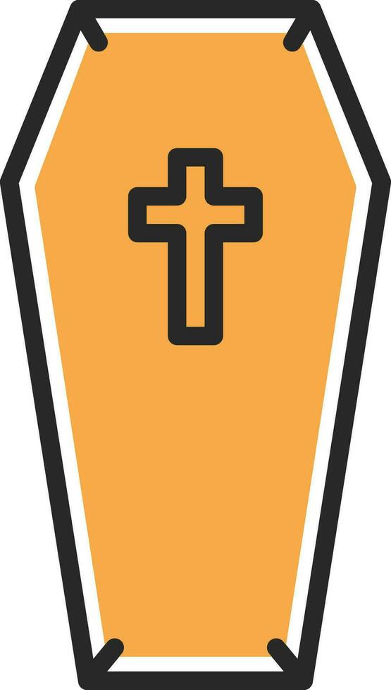 Coffin Vector Icon Design