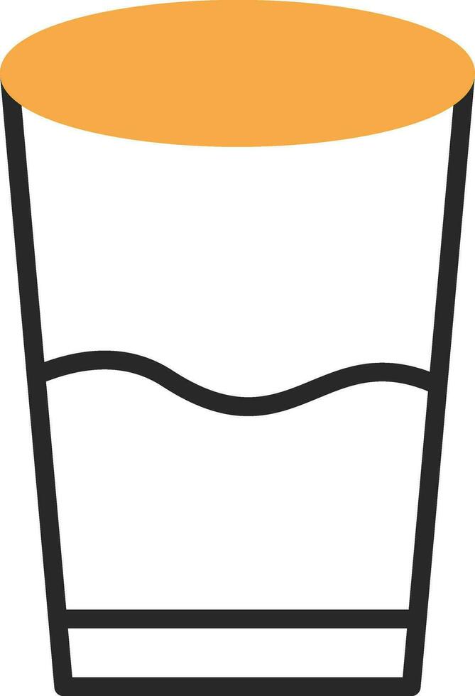 Glass of water Vector Icon Design