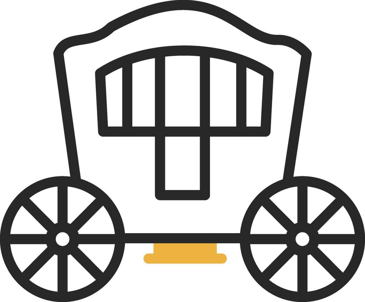 Carriage Vector Icon Design