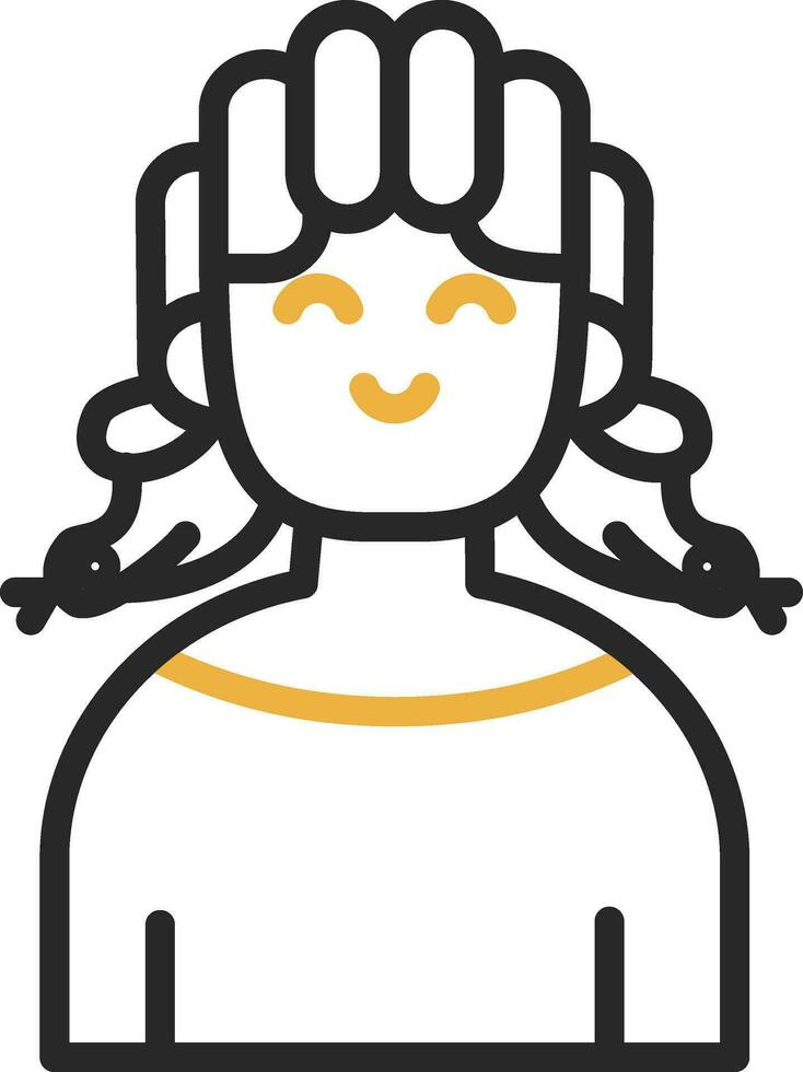 Medusa Vector Icon Design