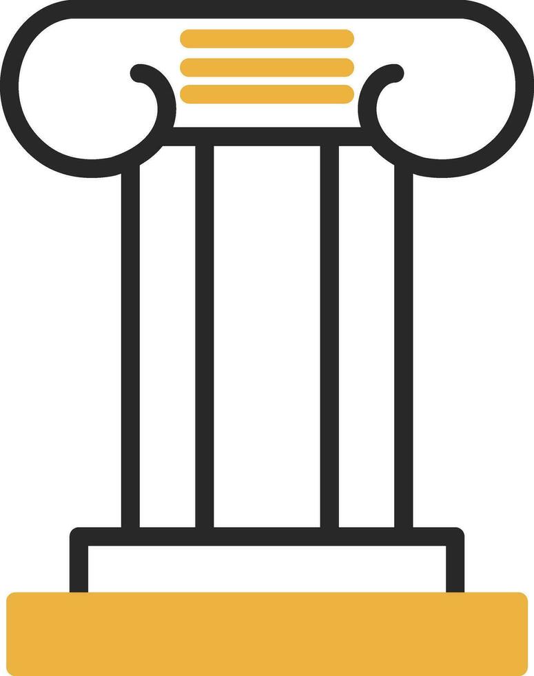 diseño de icono de vector de columna