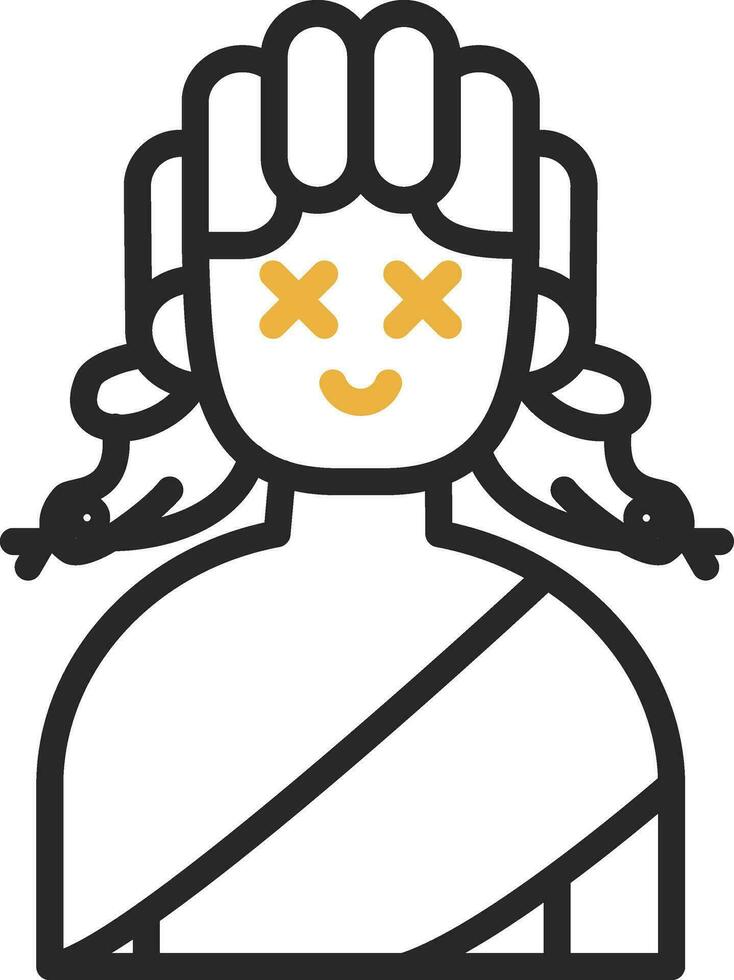 Medusa Vector Icon Design