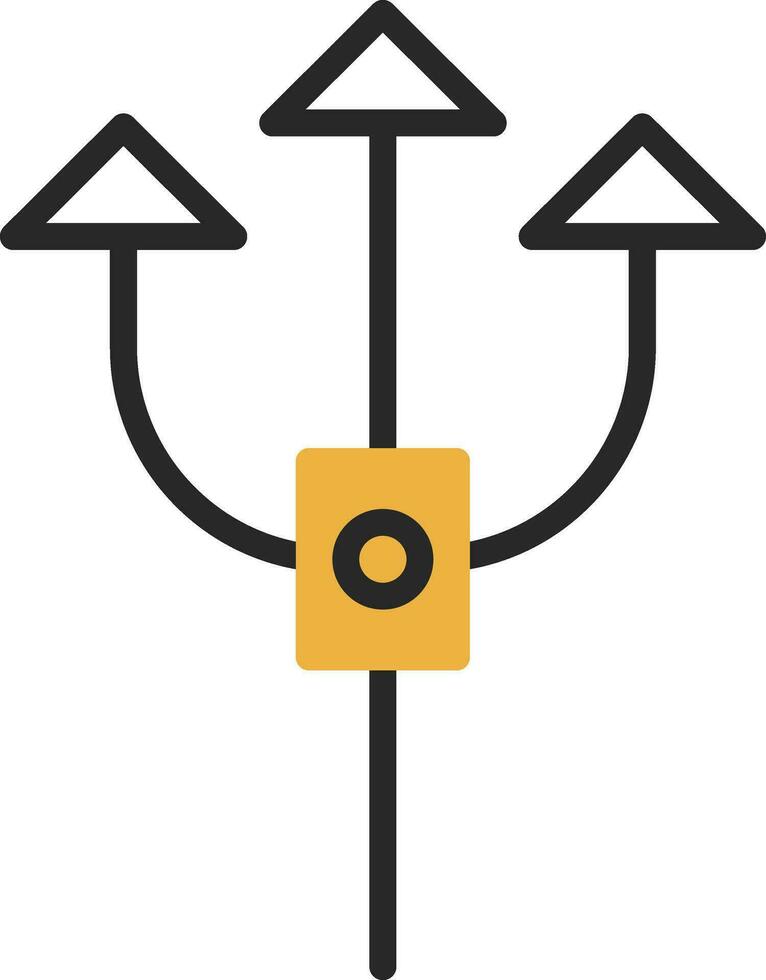 Trident Vector Icon Design