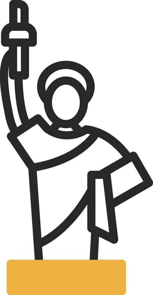 Statue Vector Icon Design