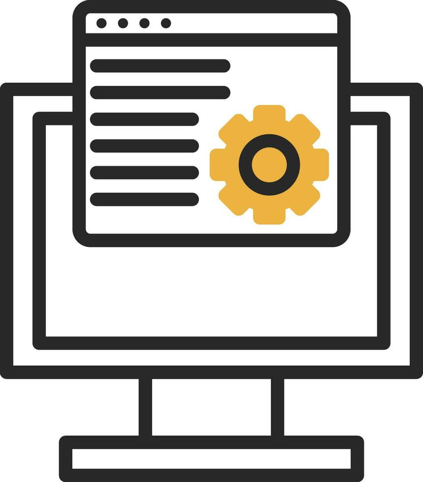Web maintenance Vector Icon Design