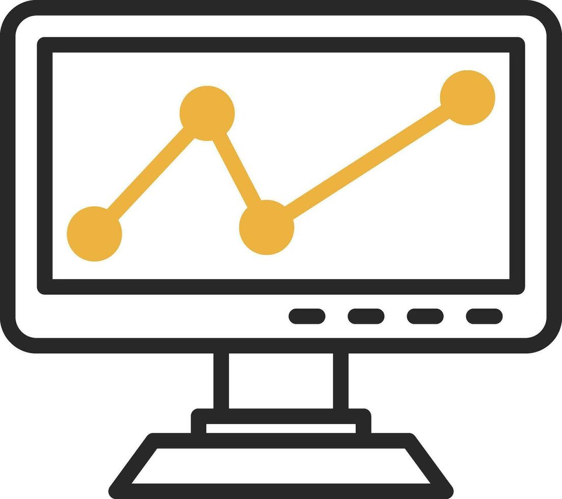 Analytics Vector Icon Design