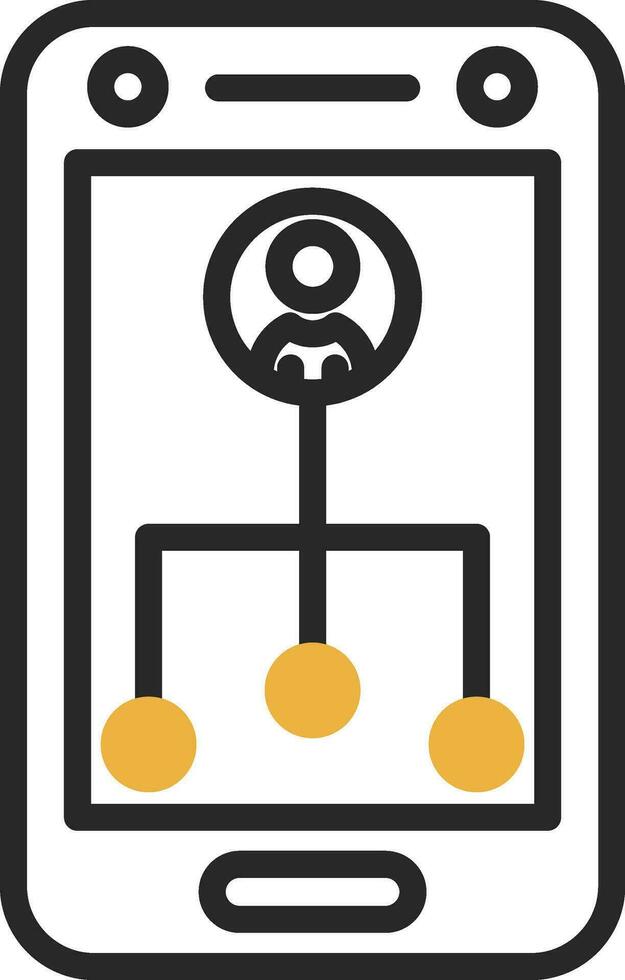 Interactions Vector Icon Design