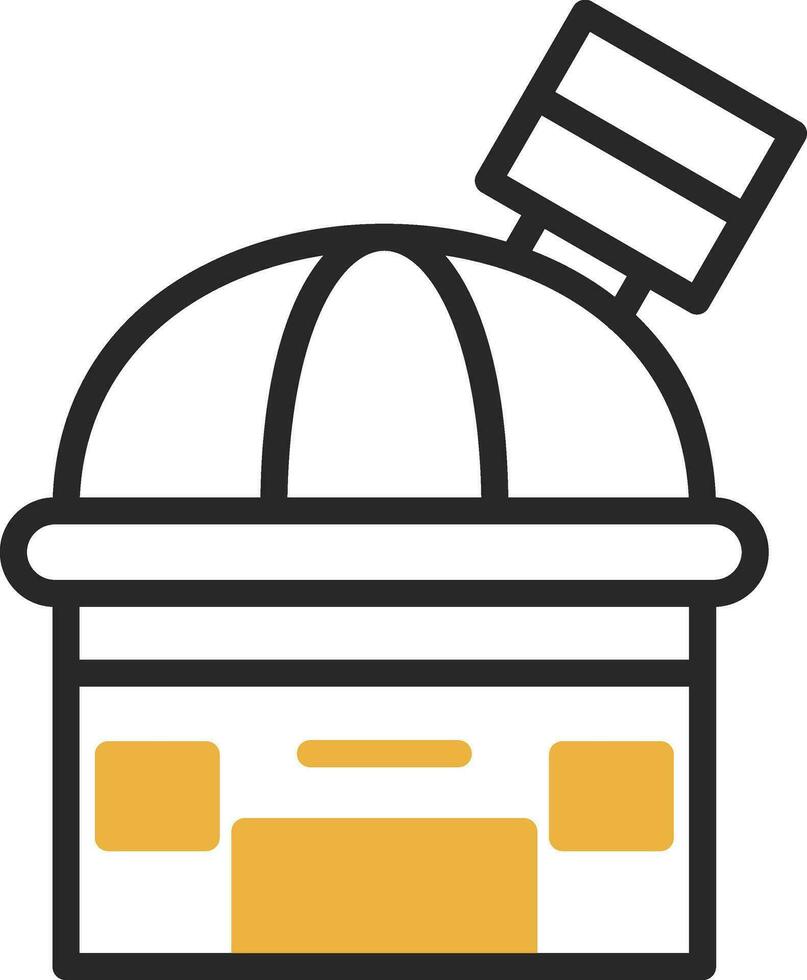 Observatory Vector Icon Design