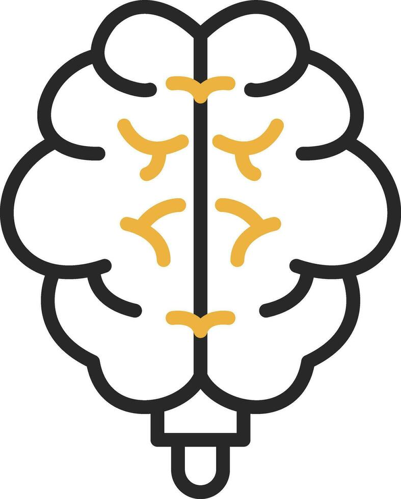 diseño de icono de vector de cerebro
