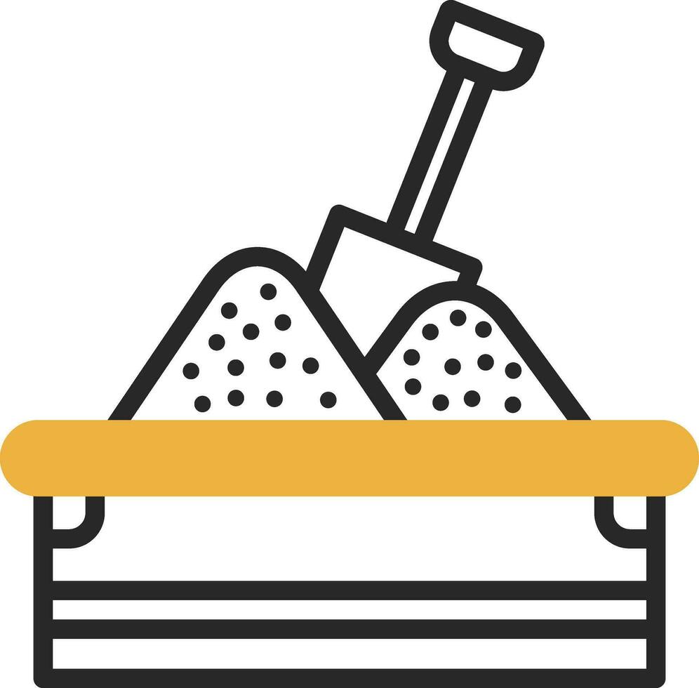 Sandbox Vector Icon Design