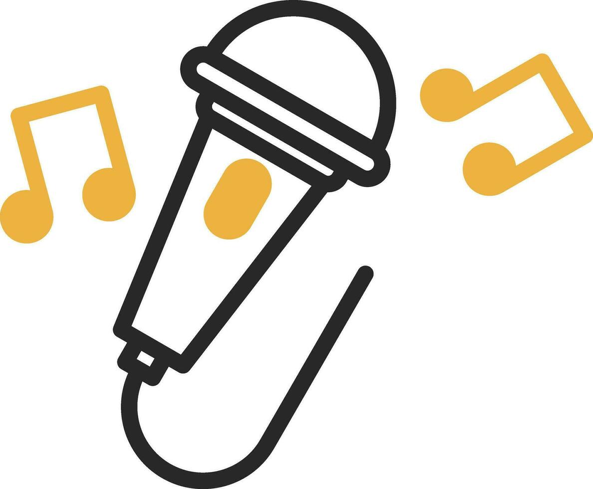 Singing Vector Icon Design