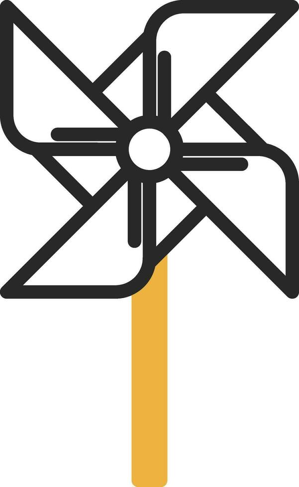 Pinwheel Vector Icon Design