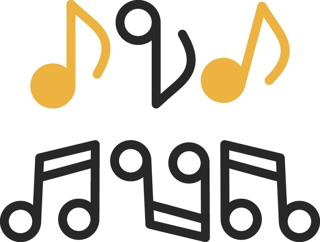 Musical note Vector Icon Design
