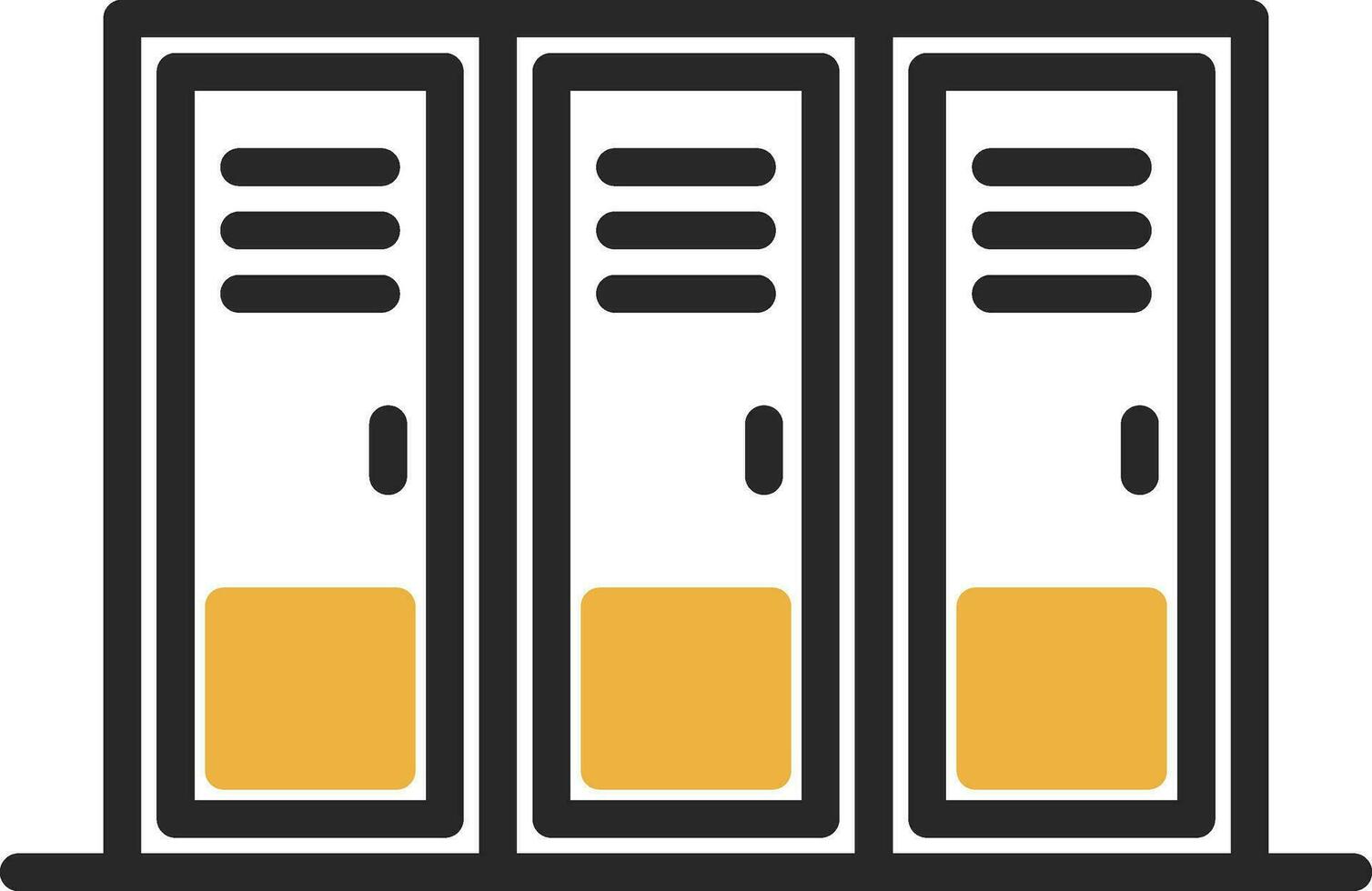 Locker Vector Icon Design