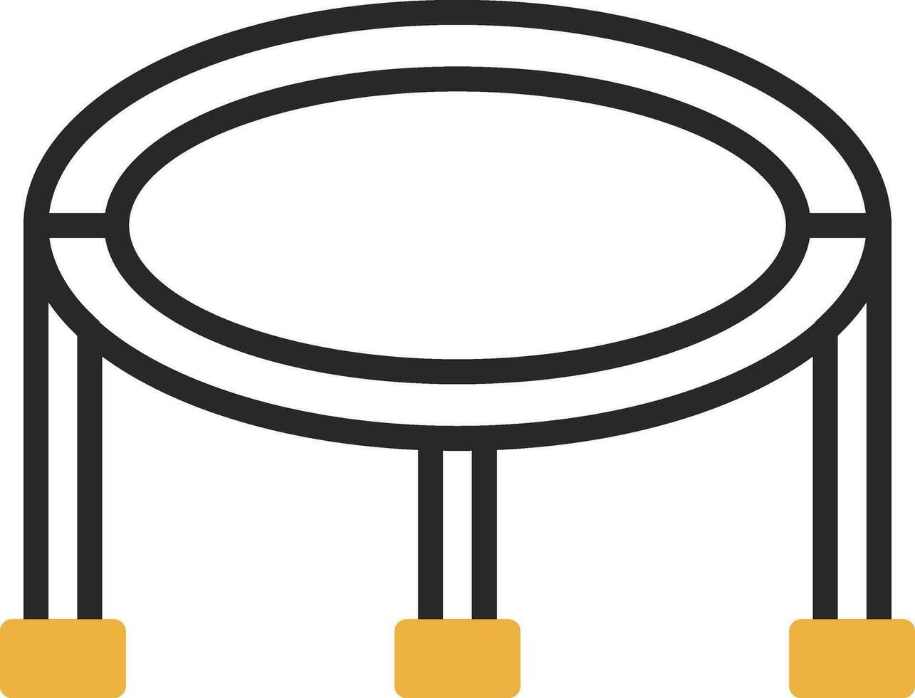 Trampoline Vector Icon Design