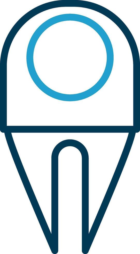 Divot Vector Icon Design