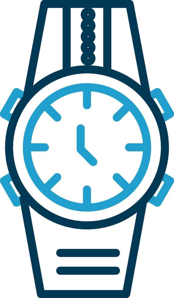 Wristwatch Vector Icon Design