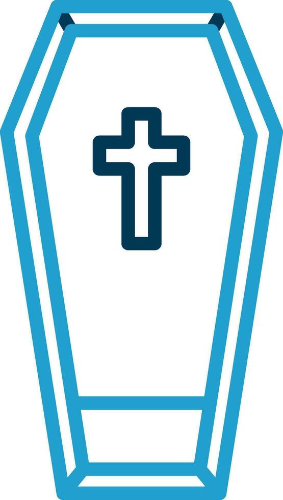 Coffin Vector Icon Design