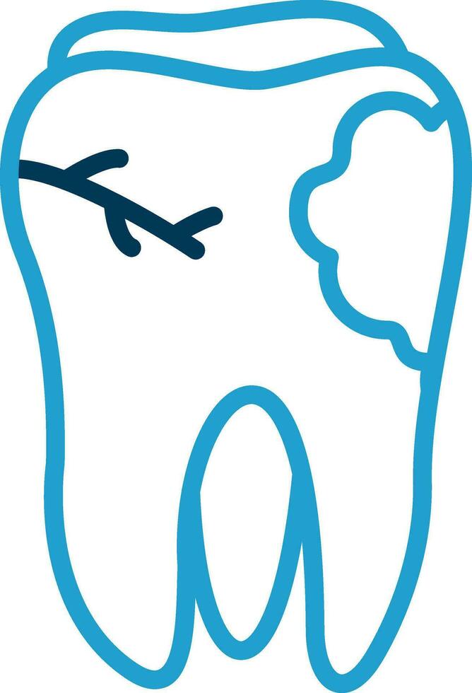 Caries Vector Icon Design