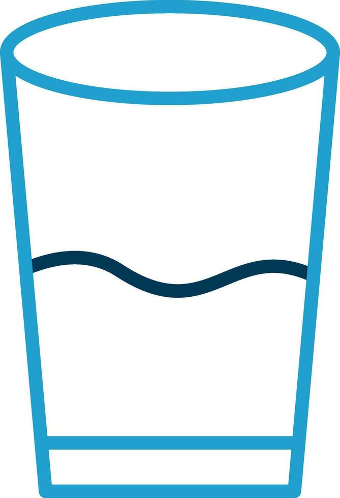 Glass of water Vector Icon Design