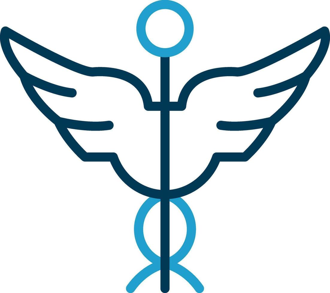 Caduceus Vector Icon Design
