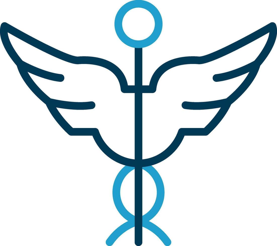 Caduceus Vector Icon Design