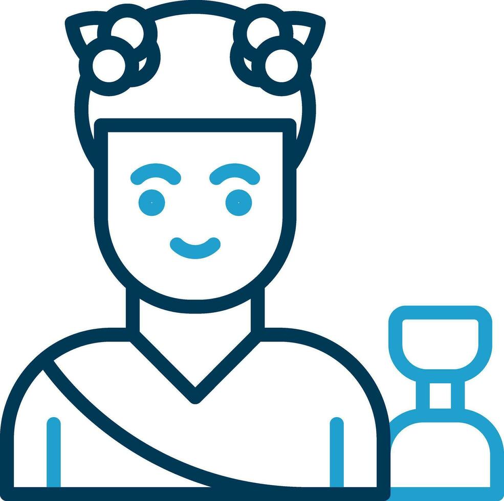 Dionysus Vector Icon Design